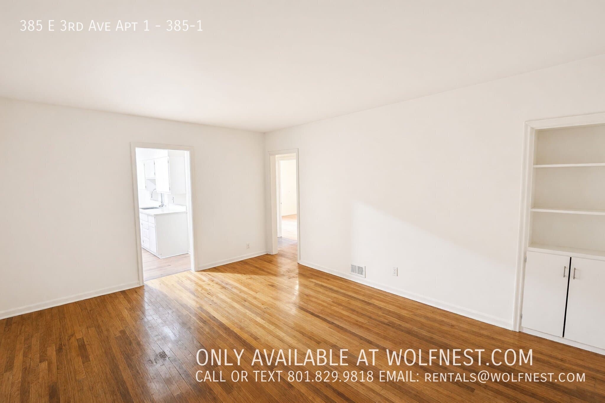 Salt Lake City Apartment: 385 E 3rd Ave
