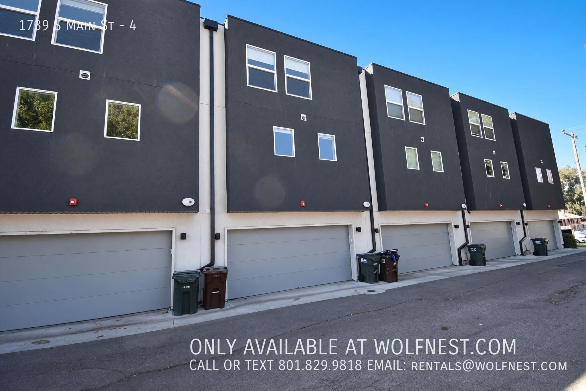 Salt Lake City Townhome: 1739 S Main St