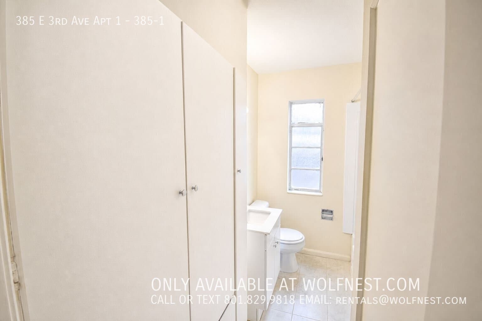 Salt Lake City Apartment: 385 E 3rd Ave