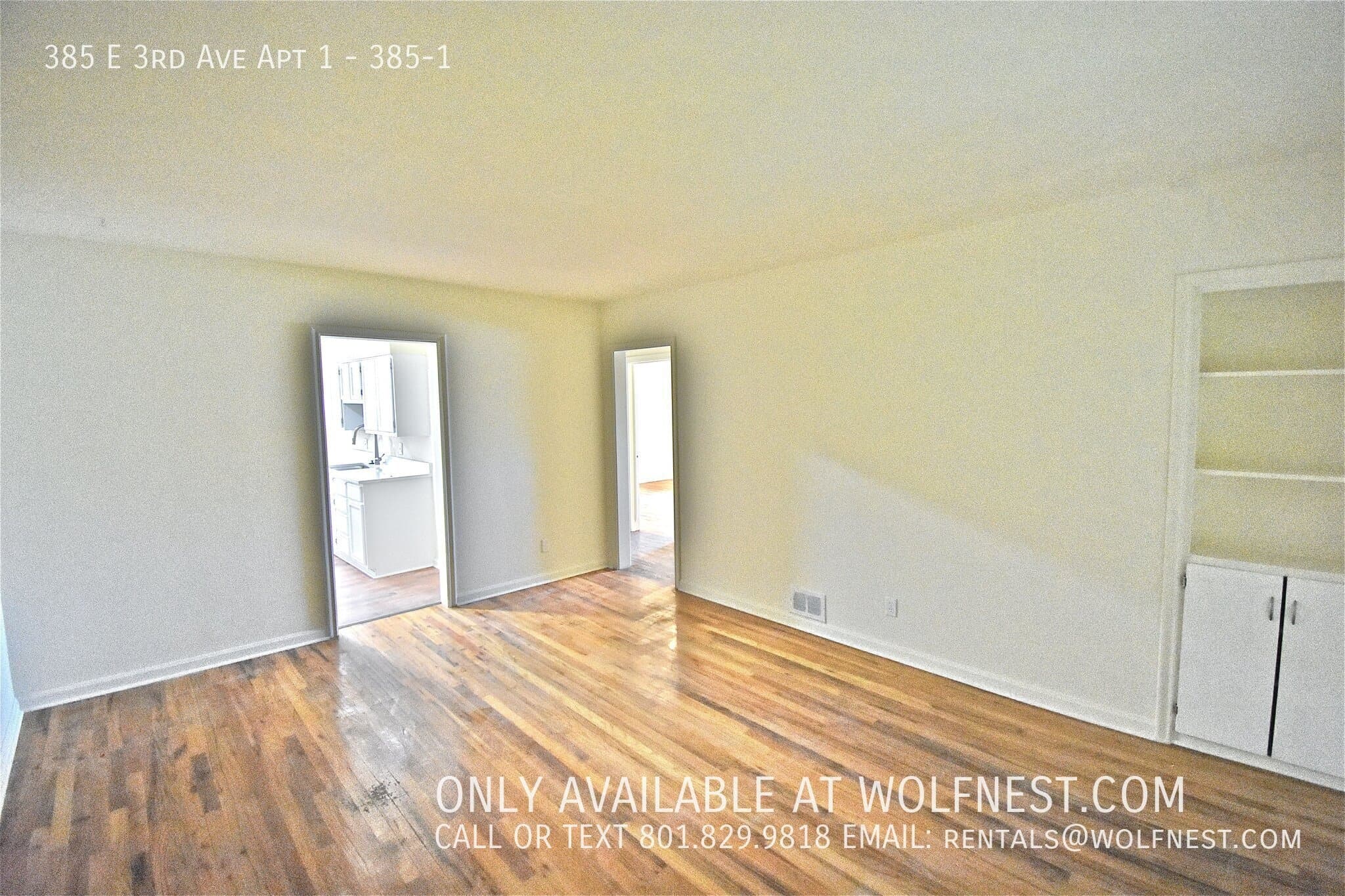 Salt Lake City Apartment: 385 E 3rd Ave