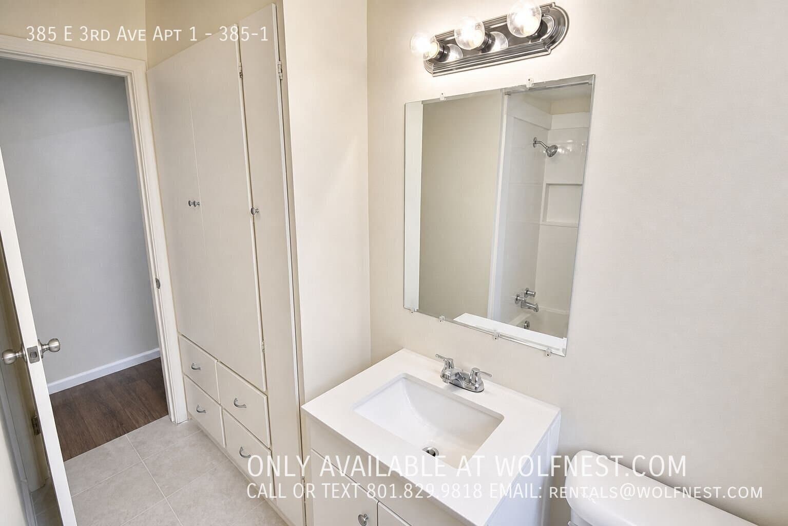 Salt Lake City Apartment: 385 E 3rd Ave