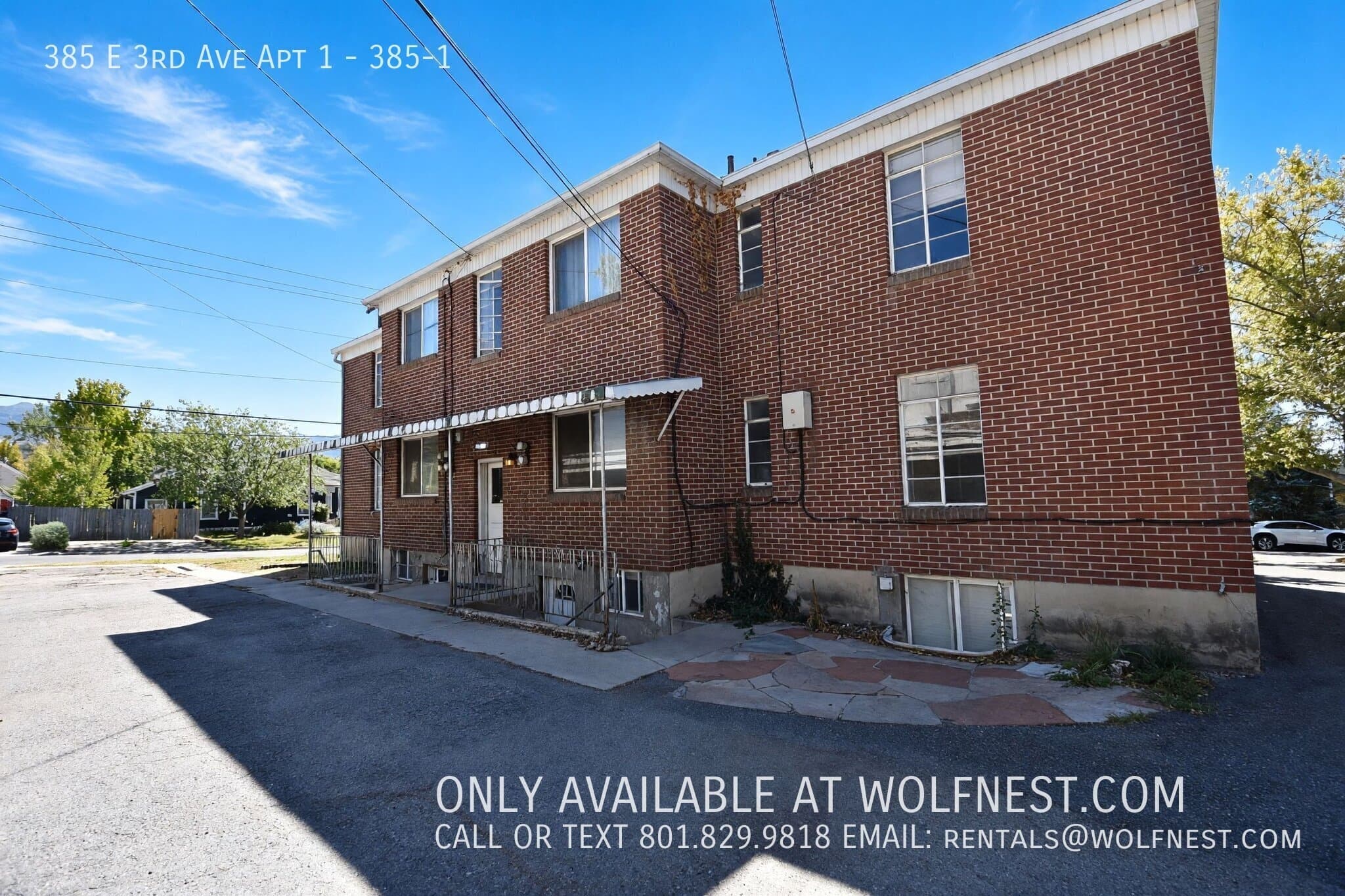 Salt Lake City Apartment: 385 E 3rd Ave