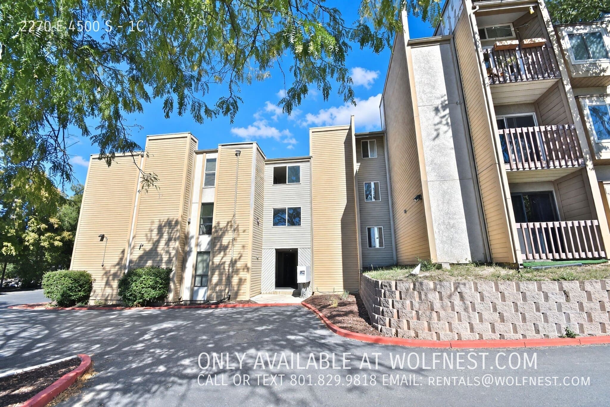 Salt Lake City Condo: 2270 E 4500 S