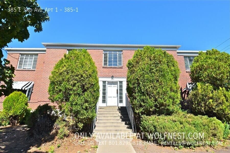 Salt Lake City Apartment: 385 E 3rd Ave