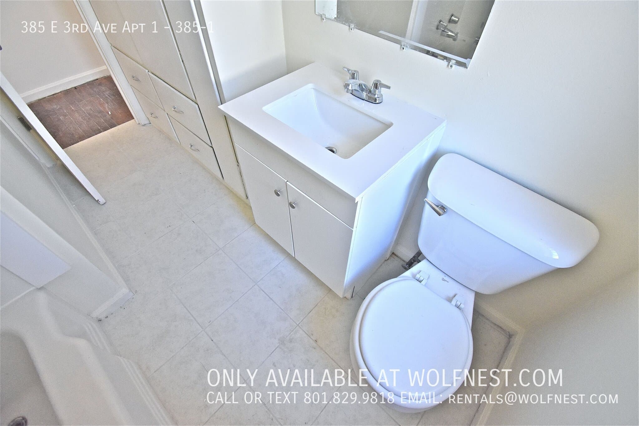 Salt Lake City Apartment: 385 E 3rd Ave