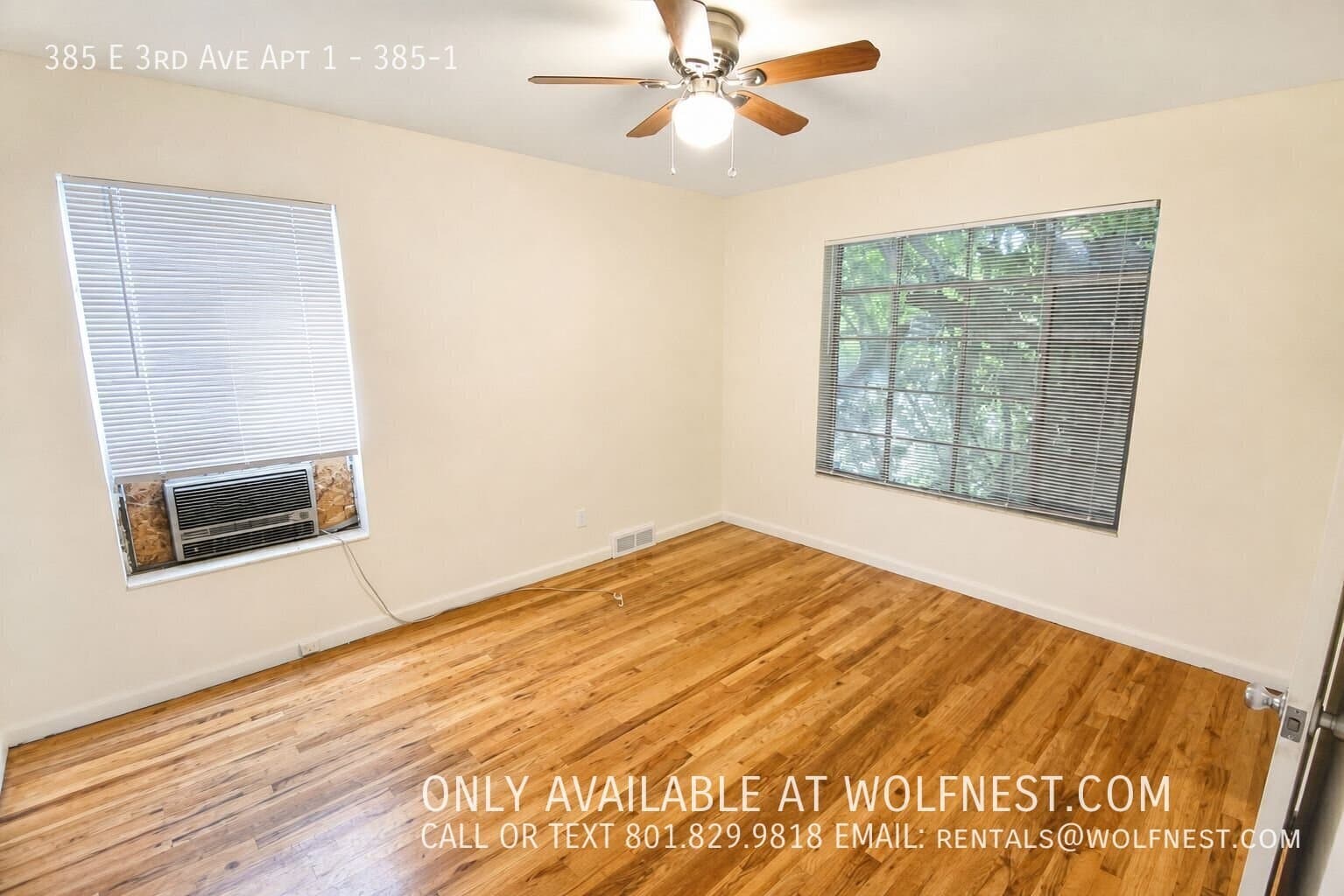 Salt Lake City Apartment: 385 E 3rd Ave