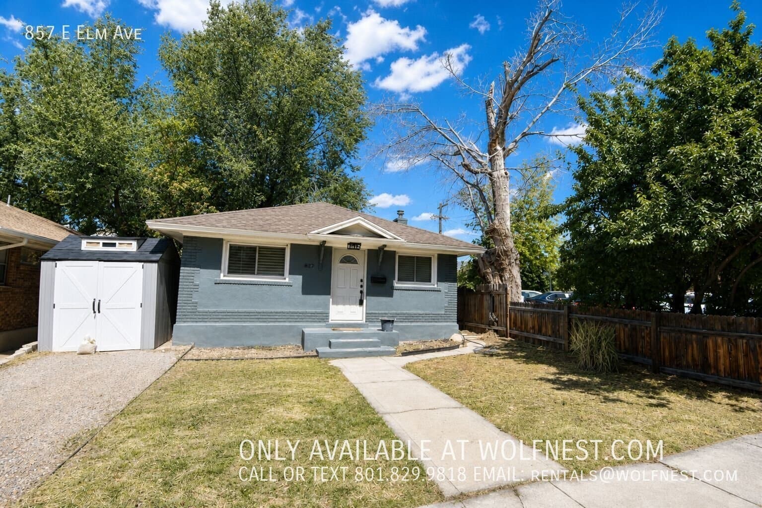 Salt Lake City House: 857 E Elm Ave