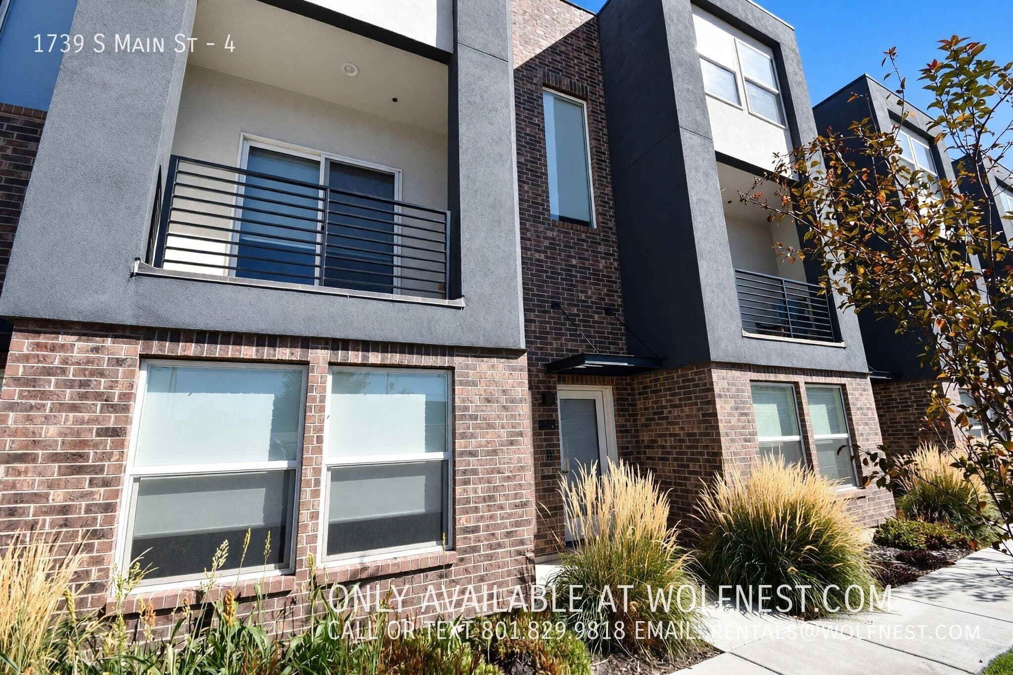 Salt Lake City Townhome: 1739 S Main St