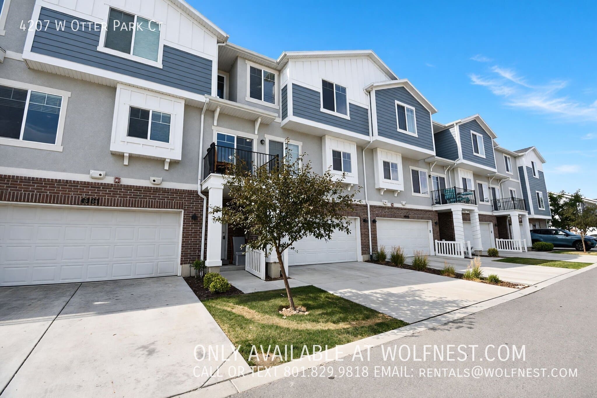 Herriman Townhome: 4207 W Otter Park Ct