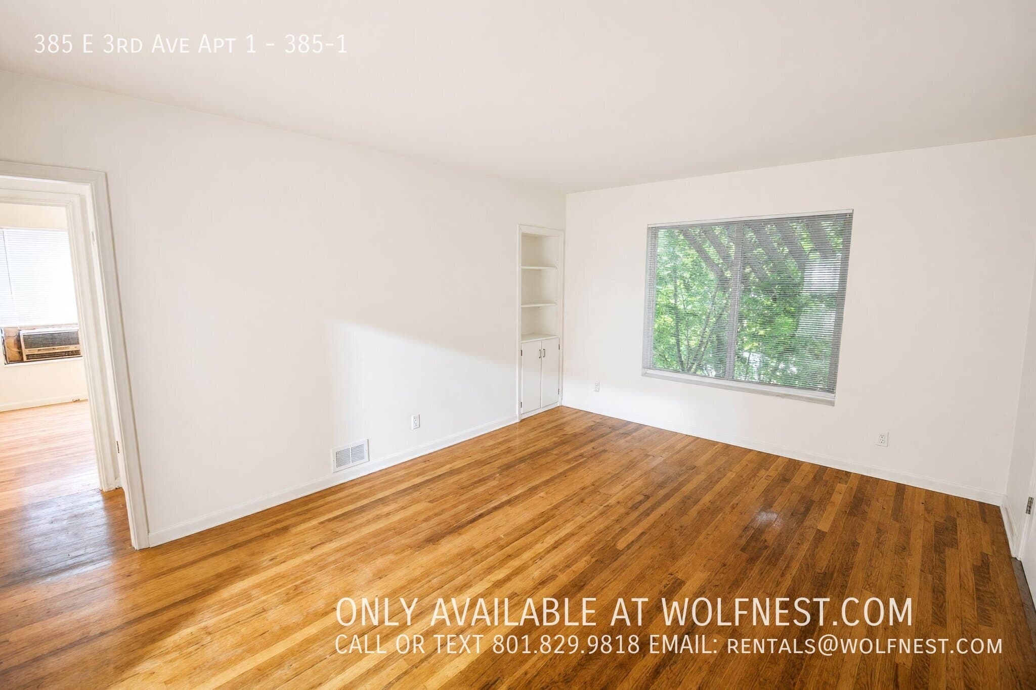 Salt Lake City Apartment: 385 E 3rd Ave