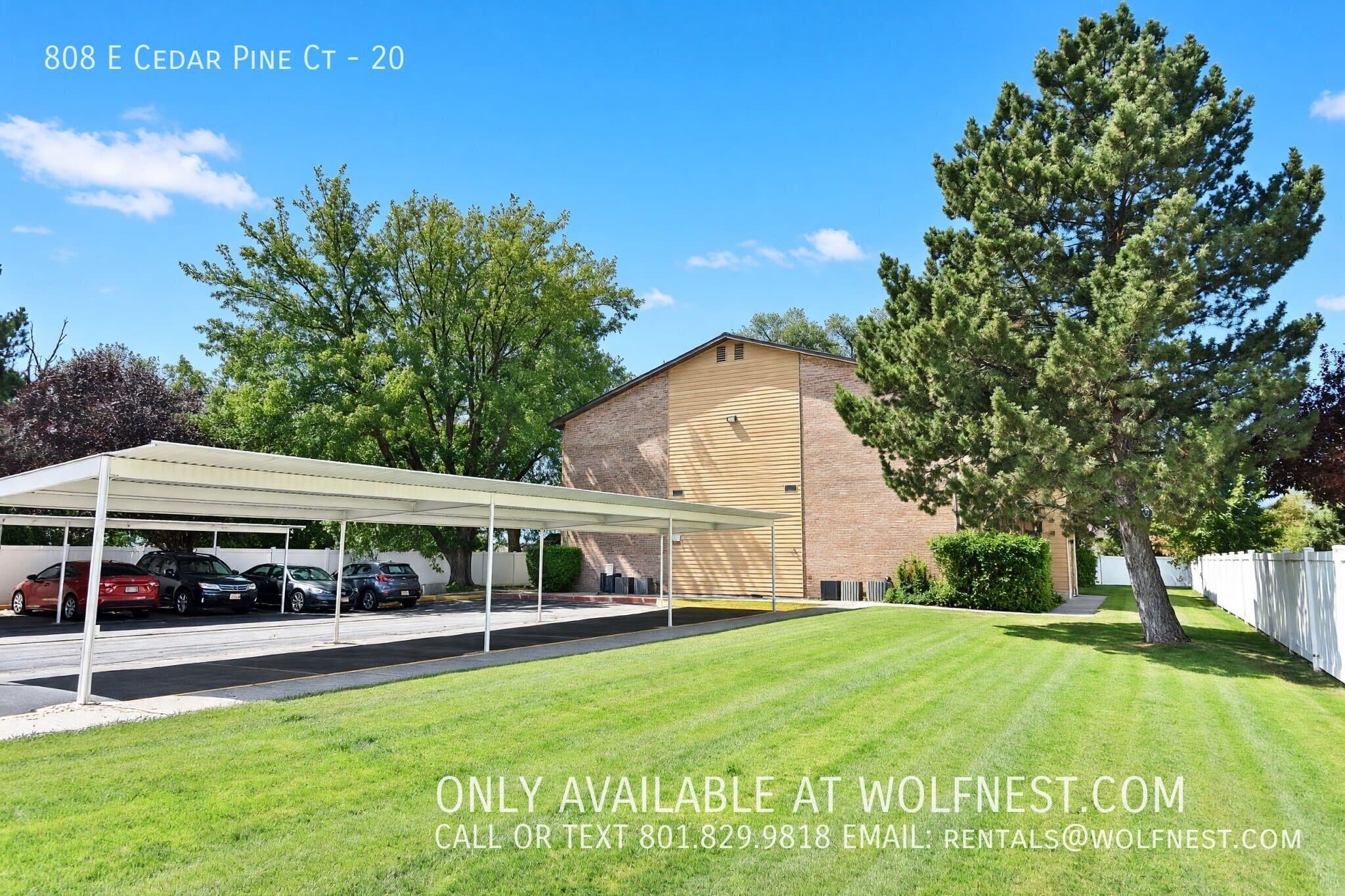 Salt Lake City Condo: 808 E Cedar Pine Ct