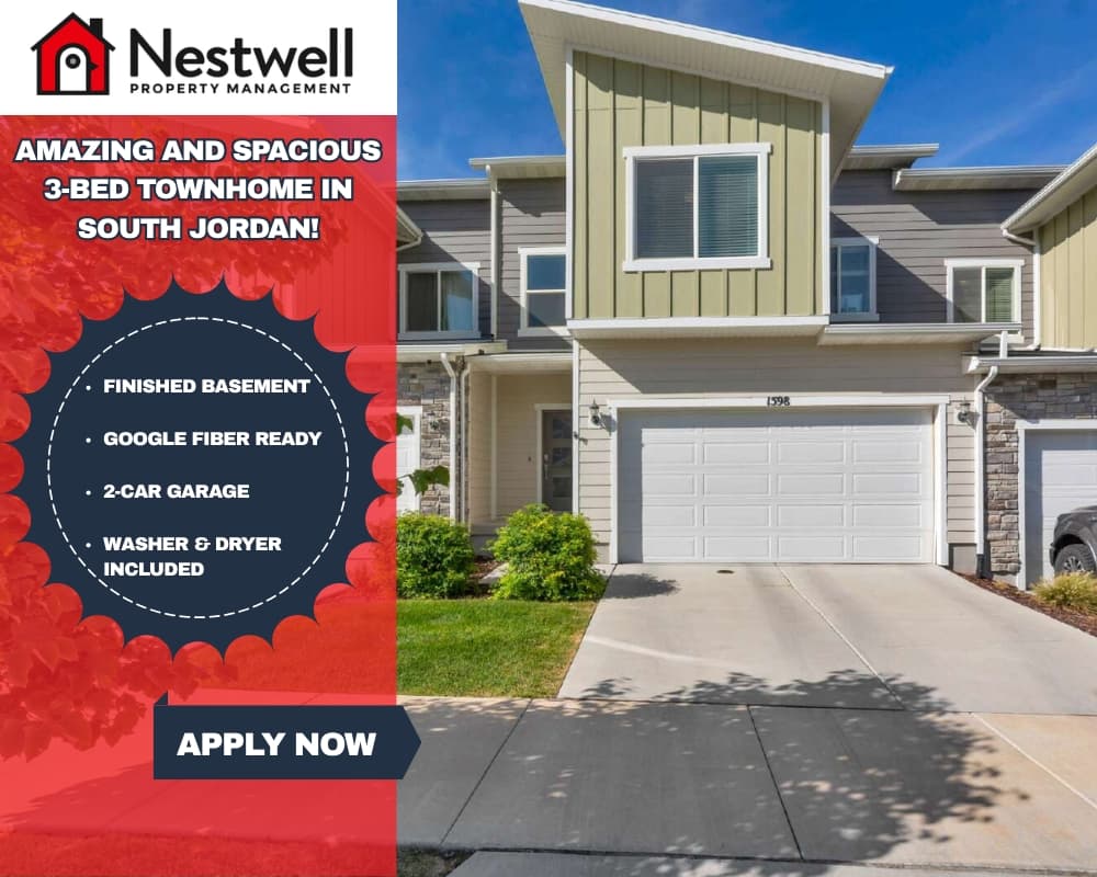 South Jordan Townhome: 1598 W Sparta Way