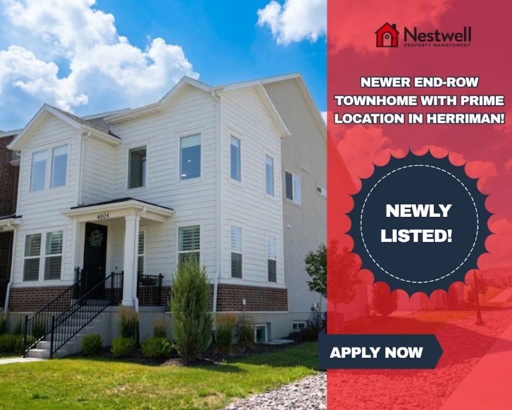 Herriman Townhome: 4604 W Wilson Peak Ln