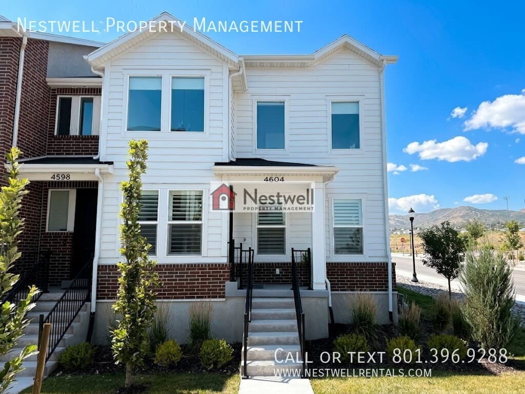 Herriman Townhome: 4604 W Wilson Peak Ln