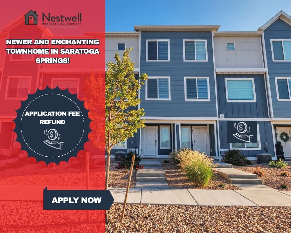 Saratoga Springs Townhome: 977 E Seaside St