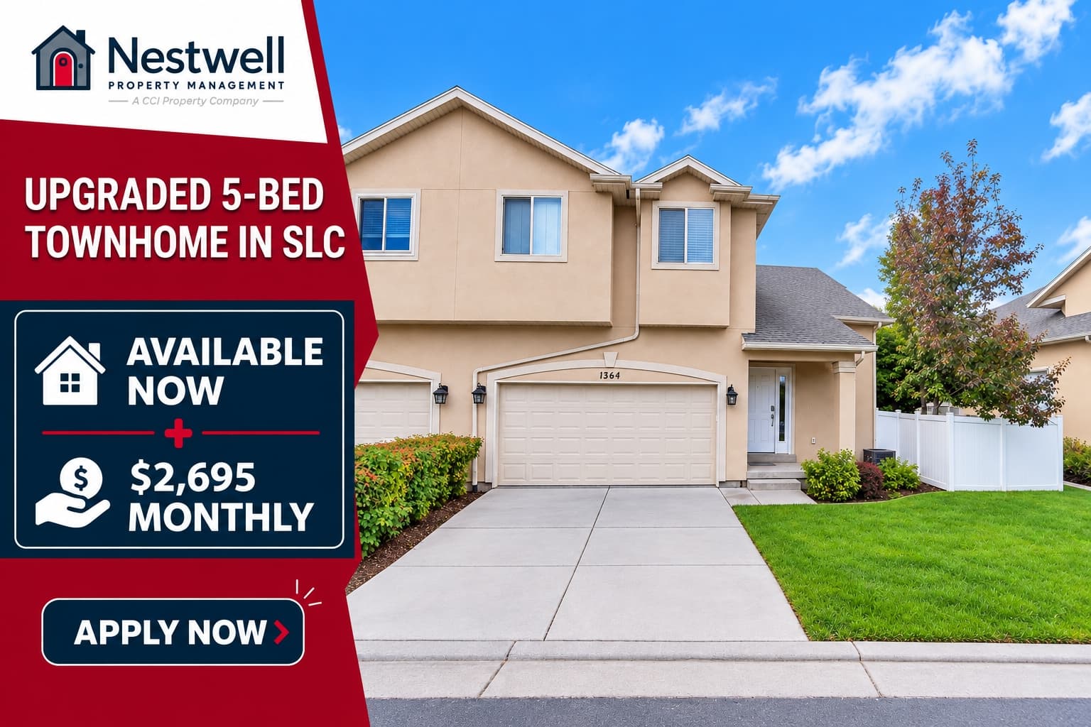 Salt Lake City Townhome: 1364 E Old Maple Ct
