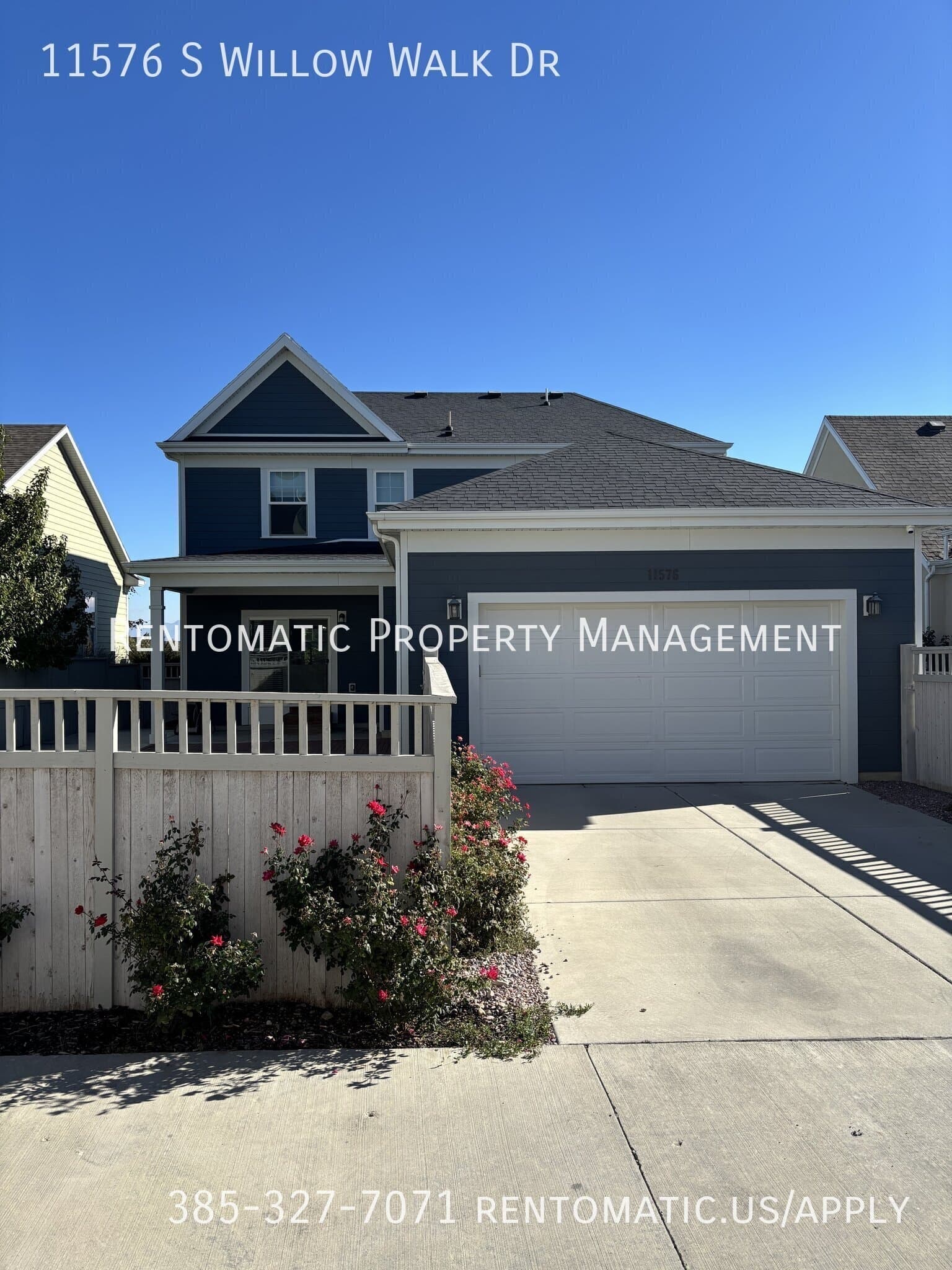 South Jordan House: 11576 S Willow Walk Dr