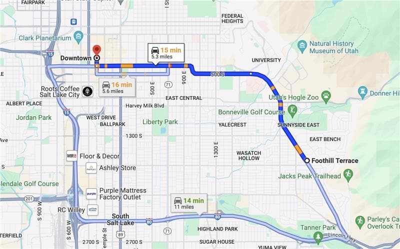 Salt Lake City Apartment: 1599 S Foothill Dr
