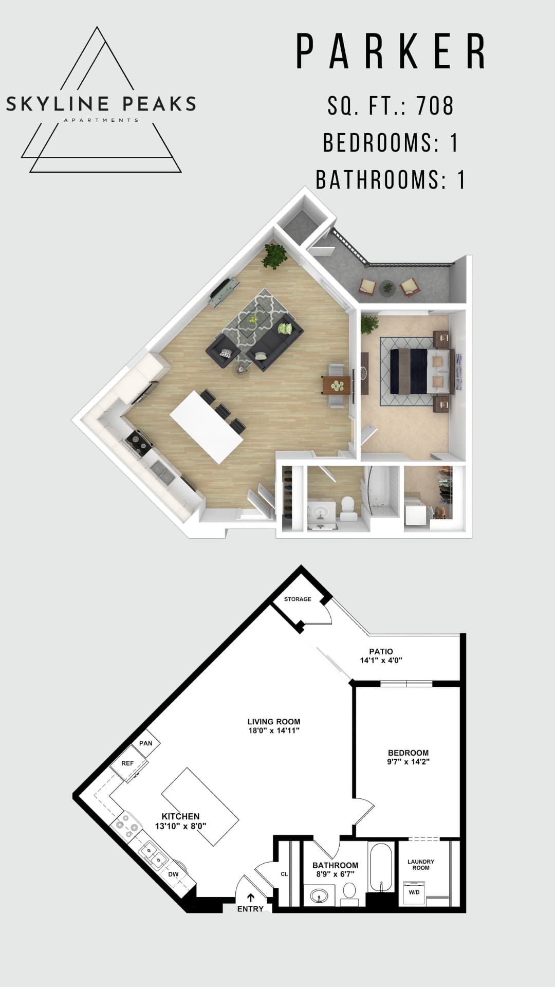 Draper Apartment: 12358 S Pony Express Rd