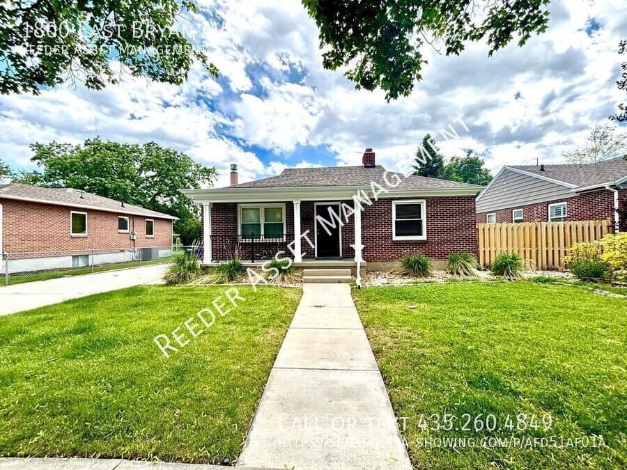 Salt Lake City House: 1800 E Bryan Ave
