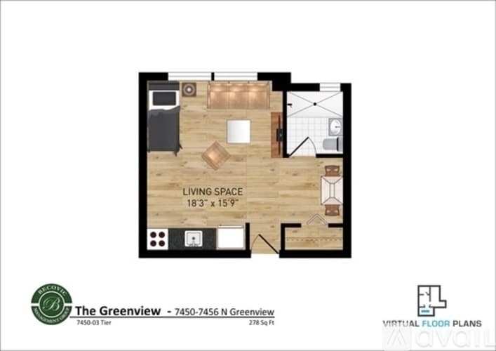 Chicago Apartment: 7450 N Greenview Ave