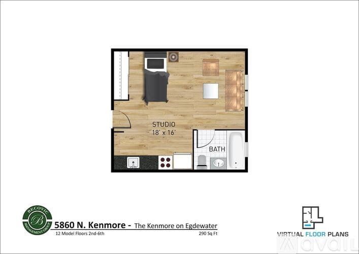 Chicago Apartment: 5860 N Kenmore Ave