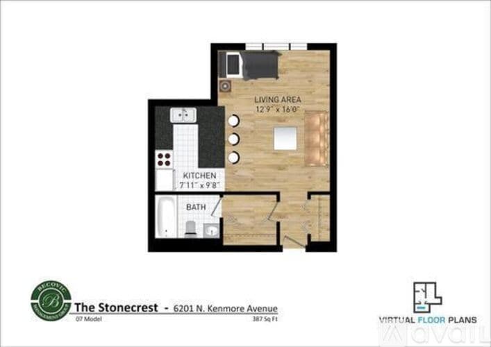 Chicago Apartment: 6201 N Kenmore Ave