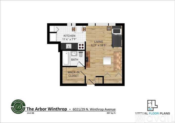 Chicago Apartment: 6021 N Winthrop Ave