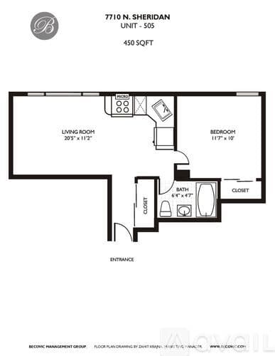 Chicago Apartment: 7710 N Sheridan Rd