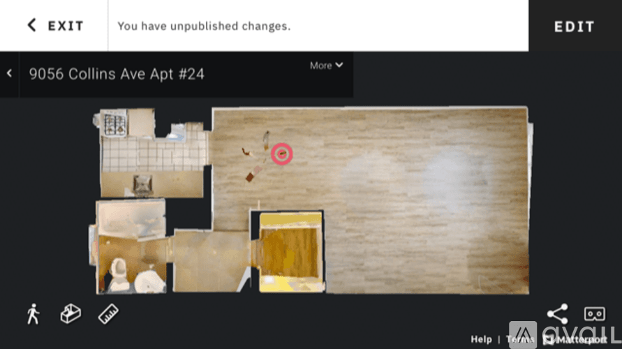 Surfside Apartment: 9056 Collins Ave