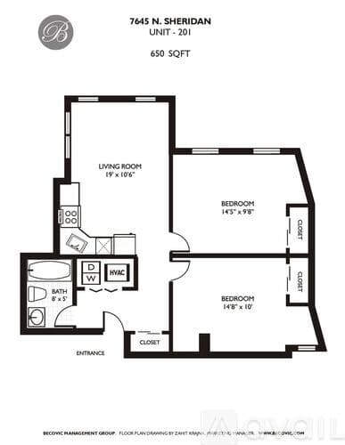 Chicago Apartment: 7645 N Sheridan Rd