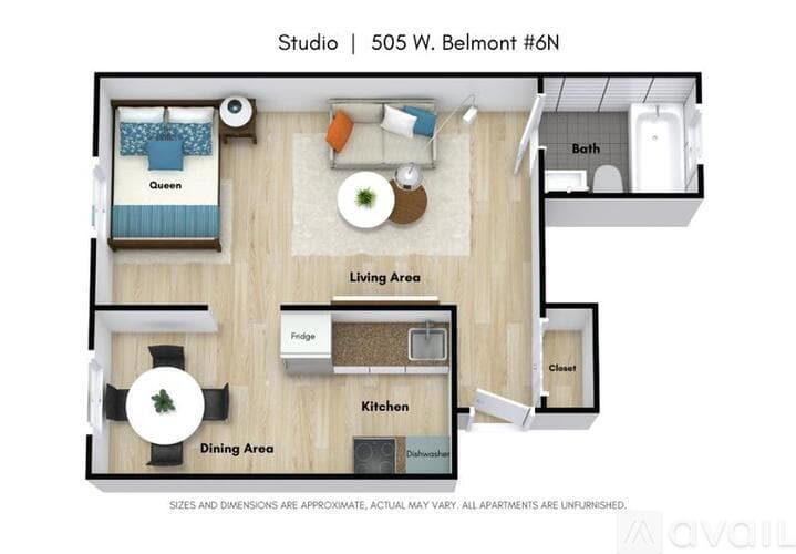 Chicago Apartment: 505 West Belmont Avenue