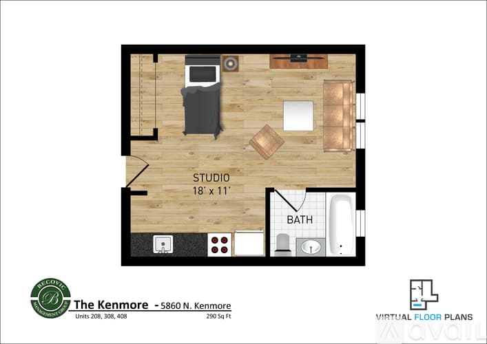 Chicago Apartment: 5860 N Kenmore Ave