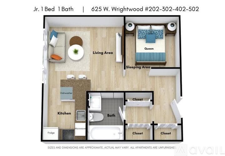 Chicago Apartment: 625 W Wrightwood Ave