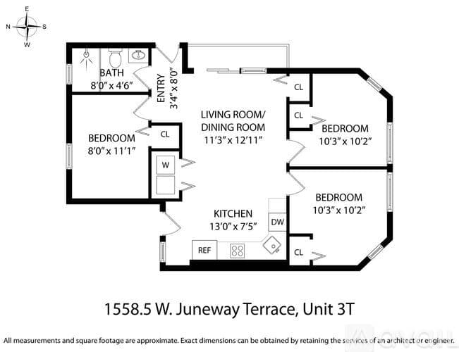 Chicago Apartment: 1558 W Juneway Terrace