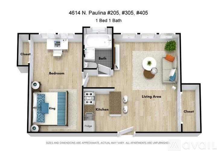Chicago Apartment: 4614 N Paulina St