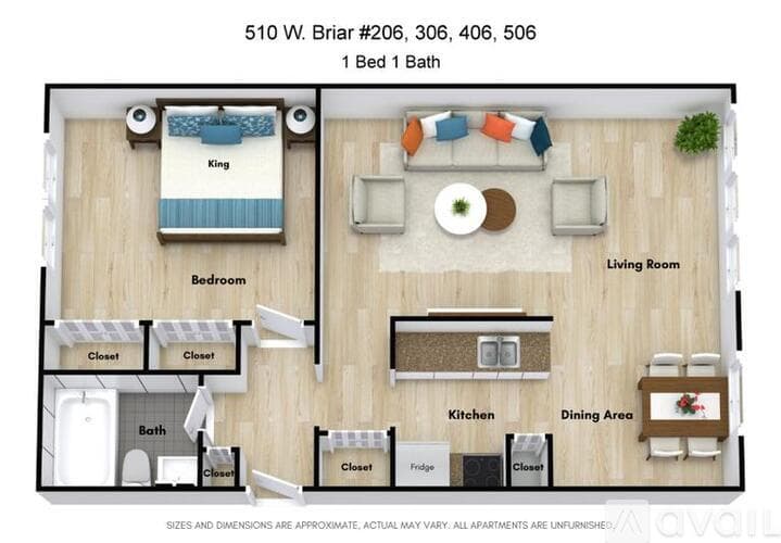 Chicago Apartment: 510 W Briar Pl