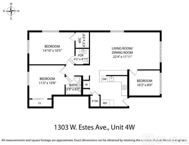 Chicago Apartment: 1303 W Estes Ave