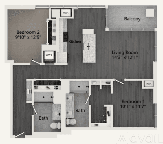 Chicago Apartment: 1356 West Randolph Street