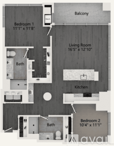 Chicago Apartment: 1356 West Randolph Street