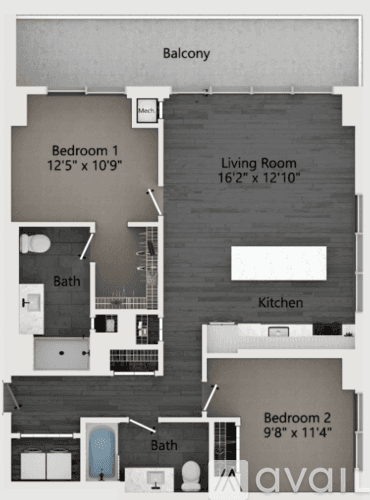 Chicago Apartment: 1456 W Randolph St