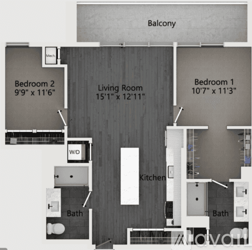 Chicago Apartment: 1456 W Randolph St