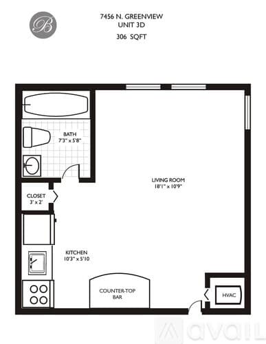 Chicago Apartment: 7456 N Greenview Ave