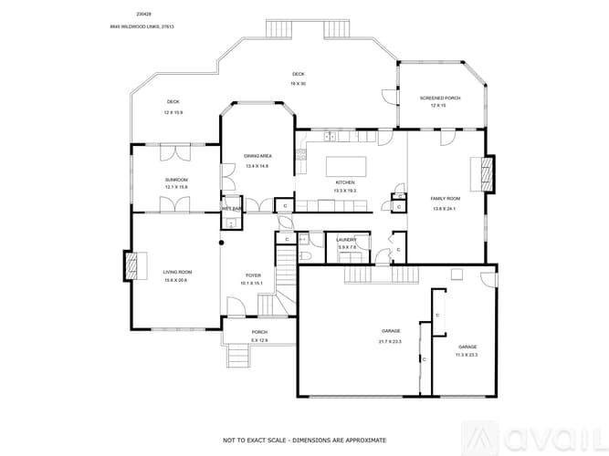 Raleigh House: 8845 Wildwood Links