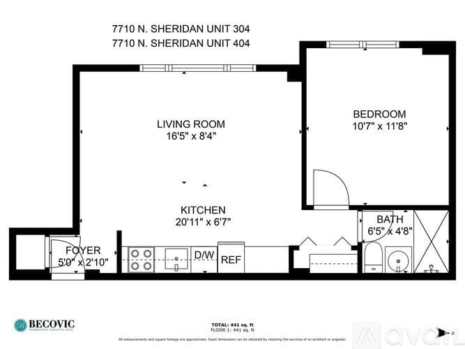Chicago Apartment: 7710 N Sheridan Rd