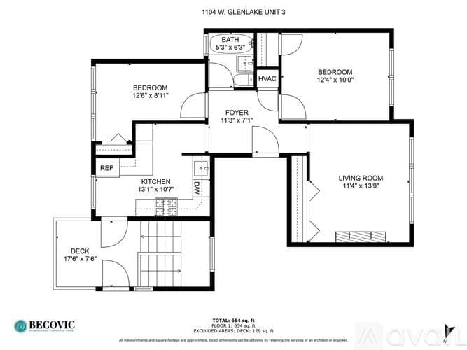 Chicago Apartment: 1104 W Glenlake Ave