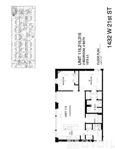 Chicago Apartment: 1432 W 21st St