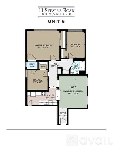 Brookline Apartment: 11 Stearns Rd
