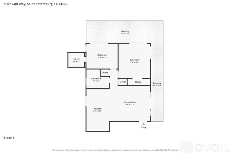 St. Pete Beach Condo: 1907 Gulf Way