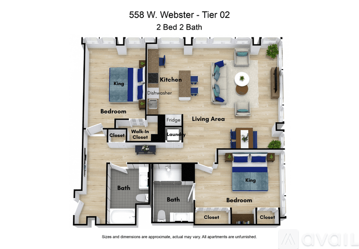 Chicago Apartment: 558 W Webster Ave